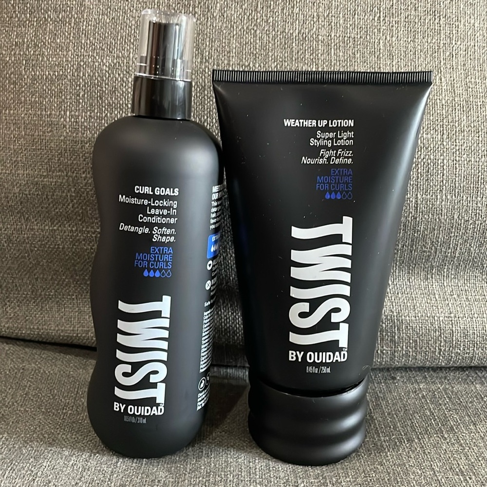 COPY - Twist by Ouidad Weather Up Lotion & 💜Curl Goals Moisture leave in condit…